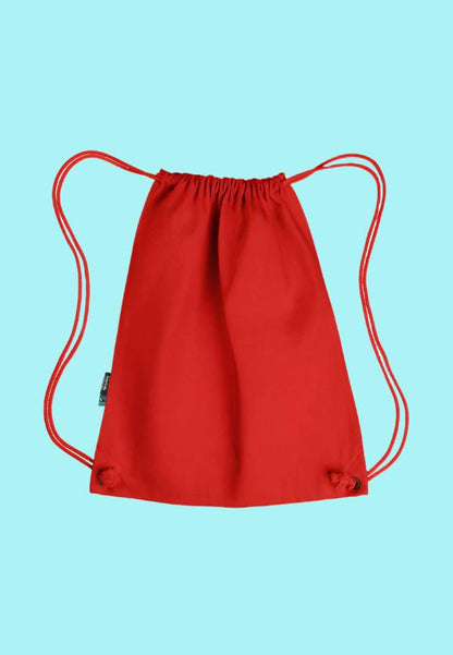 auras7 cotton gym bag image red colour 