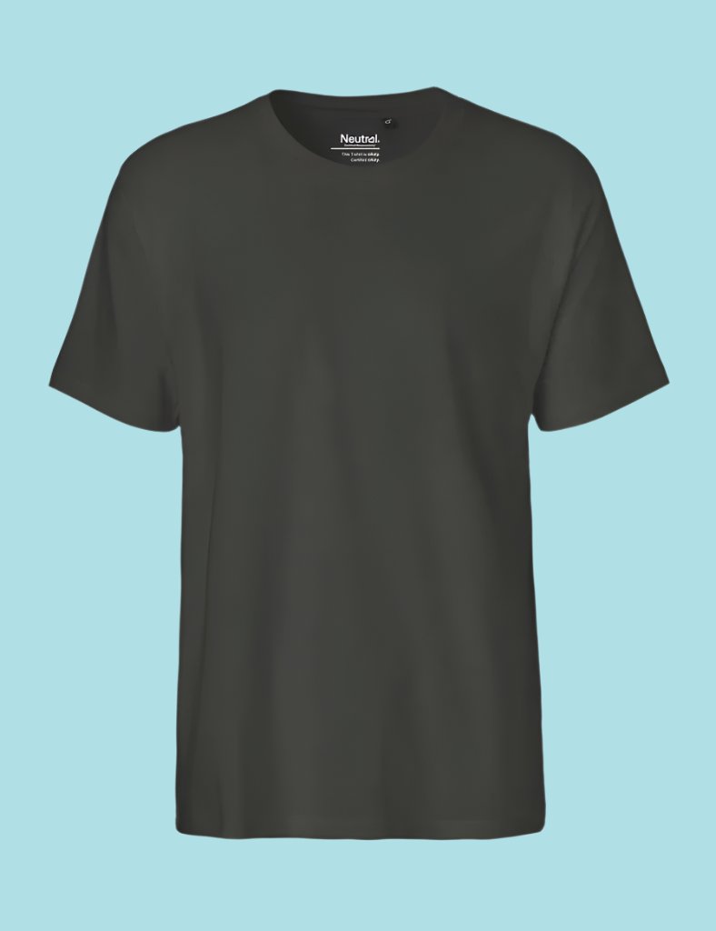 auras7 men classic t-shirt charcoal